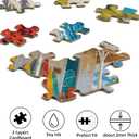 Noceba 500 Piece Puzzles for Adults, Beach Cottage Puzzles for Adults 500 Pieces, Summer Beach Leisure Jigsaw Puzzles, Challenging Ocean Jigsaw Puzzle as Home Decor