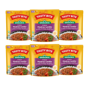 Tasty Bite Organic Madras Lentils, 10 Ounce, Pack of 6, Ready to Eat, Microwavable Entree, Vegetarian
(BBD: 31 May 2027)