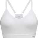 Ryka Sports Bra, Cami Yoga, Athletic Sostn Deportivo, Ashley Seamless v-Neck, 3 Pack (S)