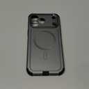 ESR for iPhone 17 Pro Max Case with Stash Stand, 7X Military-Grade Drop Protection with Camera Control, Shock-Absorbing Phone Rugged Cover, Compatible with MagSafe Accessories, Cyber Series, Grey