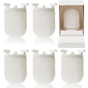 6 Pcs Gas Light Preformed Mantle Gas Lamp Mantles Gaslight Mantles Pre Formed Gaslight Mantel for Indoor Outdoor Gaslamp, White