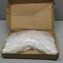 HOUSE DAY Acrylic Hangers 15 Pack, Luxury Clear Hangers for Clothes, Crystal Hanger with Non Slip Shoulder Grips, Notches, 360 Swivel Hook, for Dresses, Tops