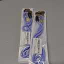 2 x Breakaway Lanyards for Keys ID Badges, Long Scrunchie Lanyard for Women, Teacher Neck Phone Keychain Lanyard (Lavender)