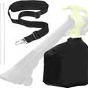 205110001 Leaf Bag Compatible with Ryobi 40V Vac Attack Leaf Blower Vacuum, Fits RY40405 RY40405VNM Models, Includes A Strap