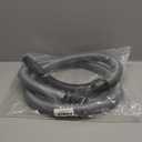 33mm Swivel Vacuum Hose For Miele C1 C2 C4 & S Series Vacuum Attachment, 2M/78.7'' Curved Wand Handle, 360 Degree Rotation Extended Reach Hose, Vacuum Suction Control Tube(Hose)