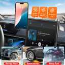 Car Phone Holder for 2021-2024 2025 Ford Mustang Mach-E 15.5-Inch Touchscreen, Cell Phone Mount Compatible with MagSafe