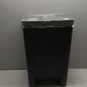 Rubbermaid Premier Series II Step-On Trash Can for Home and Kitchen, with Lid Lock and Slow Close, 12.4 Gallon, Charcoal, for Home/Kitchen/Garage/Apartment/Office