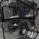 Trail maker Mini Clear Backpack Stadium Approved Small Clear Concert Bag for Work, Commute, Travel and Recreation (Black)