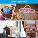 PATIKIL Wicker Repair Kit, 296ft 2.5mm Round Synthetic Rattan Material Plastic Wicker Woven Rattan Set for DIY Craft and Weaving Basket Making, Blue