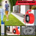 Rozlchar 635GPH 2 in 1 Water Transfer Pump Compatible For Milwaukee 18V Battery,120W Portable Oil Pump Extractor w/16Ft Cord for Pool,Water Beds,Garden Shower, Puddle,Diesel Boat Truck(No Battery)