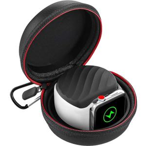 Galaxy Watch 7/6 Charger Holder, Portable Travel Carrying bag EVA Protective Storage case for Samsung Galaxy Watch 7 ultra 6 5 4 3 Active 2 and Google Pixel watch (charger not included)