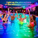 AHAWILL 150FT RGB Pool Lights for Inground & Above Ground Pools,Plug-in Light Strip with IP68 Waterproof, App & Remote Control, 44+ Modes & Music Sync, 16M Colors for Large Swimming Pools Decor