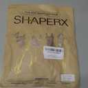 SHAPERX Women's Shaping Mid-Thigh Bodysuit Tummy Control Shapewear Seamless Full Body Shaper