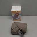 JefDiee Inflatable Travel Pillow, Airplane Neck Pillow Comfortably Supports Head and Chin for Airplanes, Trains, Cars Office Napping on The Tray Table (Grey) (Medium)