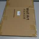 Framed Pink Bathroom Wall Art, Modern Minimalist Black Girl Cartoon Canvas Print, Quirky Pink and Black Woman Picture with Hair Dryer, Bathroom Decor Wall Art for Restroom Washroom Home, 12x16 Inch