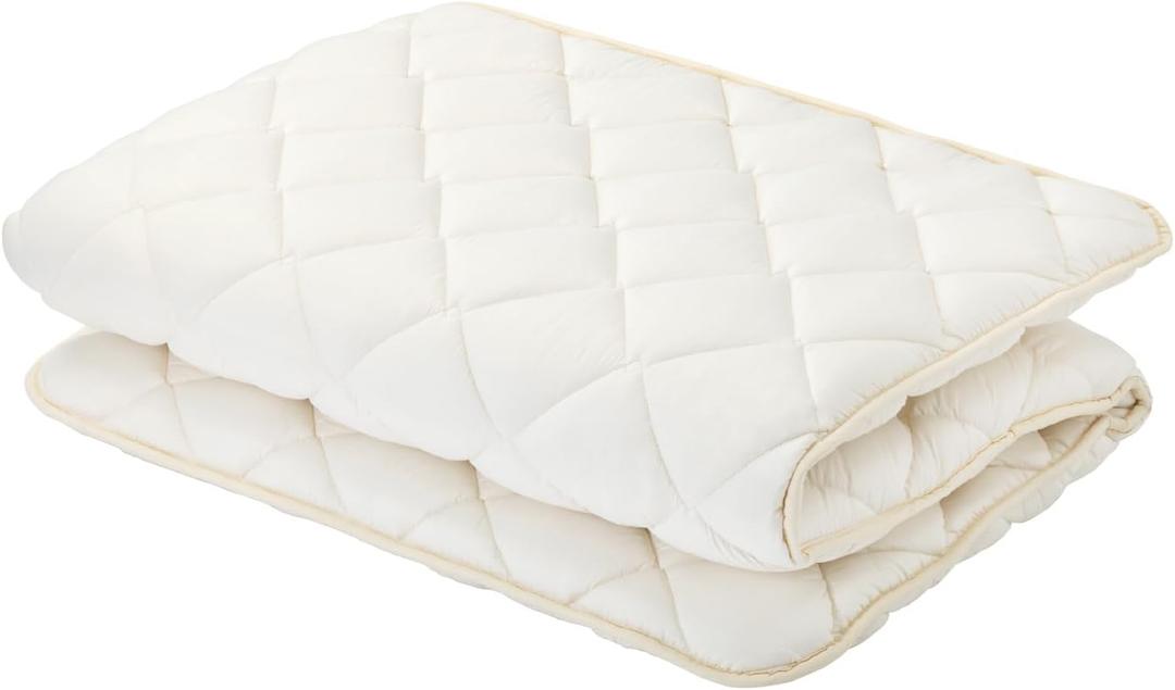 MORIRIN Japanese Floor Futon Mattress (Shikibuton) with Body Pressure Dispersion, Made in Japan, Twin