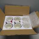 Jinei 6 Pcs Christmas Coffee Mug, Christmas Gift Set for Camper Mugs Nature Forest Cups Campfire Gift Mug Hot Chocolate Ceramic Mugs (red, green, white)