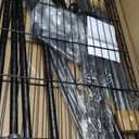 P4 Rolling Clothes Rack Heavy Duty, Clothing Racks for Hanging Clothes, Freestanding Garment Racks with Wheels, Metal Portable Closet Rack 35.5''W  20.5''D  80.5''H, Max Load 560Lbs, Black