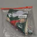 HERHOME Christmas Throw Pillow Cover 12x20 Inch, Vintage Santa Claus Snowflake Green Lumbar Decorative Cushion Case, Outdoor Xmas Winter Holiday Decoration for Sofa Couch Home Porch Decor