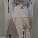 52 Inch Ceiling Fan with Lights, High CFM 3 Blades Sliver Ceiling Fan with Remote Control, Quiet DC Motor Fan for Indoor Outdoor (Silver)