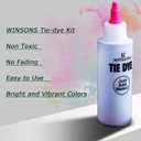 WINSONS Tie Dye Kit 20 Colors Permanent Fabric Dye Art Set for Kids Adults for School, Homemade Party, Creative Groups Activities, DIY Gift