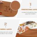 KuaiLu Womens Arch Support Flip Flops Ladies Comfort Lightweight Soft Yoga Mat Cushion Walking Thong Sandals (7.5, Beige Khaki)