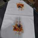 fZSZSD Fall Maple Leaf Football Kitchen Towels, Football Lovers Gifts Dish Towel for Kitchen 16x24 inch