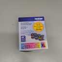 Brother Genuine High Yield Color Ink Cartridge, Replacement Color Ink, Includes 1 Cartridge Each of Cyan, Magenta & Yellow, Page Yield Upto 600 Pages/Cartridge, LC103 (Pack of 5, 15 Count Total)