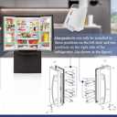 MONST AAP73051304 AP5955771 Door Shelf Bin Compatible with lg, kenmore Refrigerator Door Bin, Part Number : PS10065040, 3190322, EAP10065040, Food Grade Plastics, White