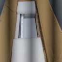 Plastic Medicine Mirror Cabinet for Bathroom 16 x 20 inch, Surface and Recessed Mount (White)