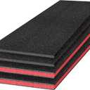 2PCS 45x22x1.5 in & 2PCS 45x22x0.4 in Tool Box Foam Tool Organizer, Customizable High Density Polyethylene Toolbox Foam Inserts for Toolbox Drawer and Storage