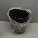 24 Pack 3 Gallon Nursery Pots, Thickened Soft Black Plastic Plant Pots with 24Pcs Waterproof Plastic T-Type Plant Tags and 2Pcs/Set Transplanting Digging Mini Tools