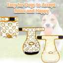 Langsprit Washable Female Dog Diapers (3 Pack) - Doggie Reusable Small Medium Large Dog Diapers for Doggy Puppy Female in Period - Highly Absorbent Dog Heat Panties (Small,Waist:0-10 inches)