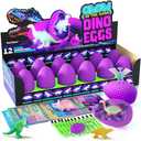 Glow in The Dark Dino Eggs Dig Kit for Kids - Basket Stuffers - Dinosaur Egg Digging Toys for Boys & Girls Ages 8 Year Old Boy Toddler Gifts - Birthday Gift Ideas - Excavation Science