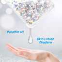 ANSHOW for Samsung Galaxy S25 Edge Case Glitter, Shockproof Samsung Galaxy S25 Edge Clear TPU Phone Case with One Screen Protector, Bling Glitters Case for Women, Silver