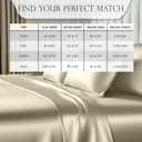 DECOLURE Satin Bed Sheets - 4 Piece Luxury Silky Queen Size Bedding Set - Softer Than Silk, Wrinkle-Free with 15 Deep Pocket Fitted Sheet, Perfect for Hair & Skin, Gifts for Women (Champagne)