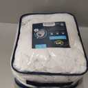 Serta Heated Mattress Pad Cal King Size - Electric Mattress Pad, 10 Heat Setting Controller, Auto Shut Off Timer, Deep Elastic Pocket, Up to 17" Mattress, ETL Certified, Machine Wash, Cal King, White