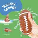 ArtCreativity Pool Toys for Toddlers 1-3, Splash Sports Balls Water Toys, 3 Different Athletic Water Ball Designs Include Football, Basketball & Soccer Ball, Spongy Pool & Bath Toys for Kids Ages 4-8
