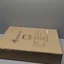 StrongTek Teak Shower Stool with Storage Shelf, 18-Inch Solid Teak Wood Bath Seat Bench, Ergonomic Curved Seat, Easy Assembly, Water-Resistant, 350 lbs Capacity, Ideal for Bathroom, Spa & Home Use (Dark Brown)