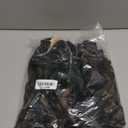 BEAUDRM Women's Plus Size Floral Ruffle Short Dress Mesh Tie Front Short Sleeve Sweetheart Neck A Line Flowy Dresses,XXL plus