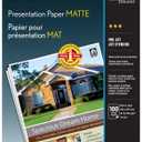 Epson Presentation Paper Matte, 8.5 x 11 Inch, 100 Count (S041062), White