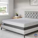 Gel Memory Foam Mattress in a Box, Made in The USA, CertiPUR-US, Oeko-Tex, and Fiberglass-Free Certified Bed, 12 inch Soft - King