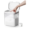 LivLab Mker Laundry Detergent Dispenser with One-Press Lid,Clear PET Powder container with Measuring Cup, Pods container 5.5L/12Lbs/200oz(270 Pods)