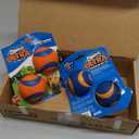 Chuckit! Ultra Ball Dog Toy - Medium Bouncy Fetch Balls for Dogs 20-60 lbs - Made from Durable Rubber - Floating Water Pet Toys - Size Medium - 2.5-inch Diameter - Pack of 4