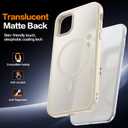 Magnetic for iPhone 11 Phone Case-Compatible with MagSafe-Slim Translucent Matte-Military Grade Drop Protection Phone Case for iPhone 11 6.1",Beige