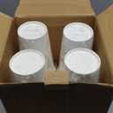 Coffee Cups 16 oz 200 Pack, Disposable Paper Cups for Hot Beverage Drinking, White Hot Cups Suitable for Party, Picnic, Travel, and Events