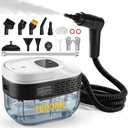 2500W Portable Handheld Steam Cleaner,54oz Large Capacity,3-Level Adjustable Handle,15s Fast Heating Steamer for Cleaning with 20 Pcs Accessories,Plug-and-Play Steam Cleaner for Home,Car,Kitchen,More