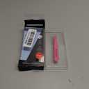 Tweezerman Stainless Steel Slant Tweezer - Eyebrow Tweezers for Women and Men (1230-PR Neon Pink)