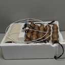 Luvkczc 62" Farmhouse Floor Lamp for Living Room & Bedroom - Adjustable Color Temperature Standing Lamp, Vintage Rustic Tall Floor Lamps with Rotary Switch, Resin Corner Lamps for Office (Dark Brown)