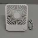 JISULIFE Desk Fan Battery Rechargeable, 4500mAh 180Foldable Portable Personal Fan, 4 Speeds Adjustable Long Battery-life for Home Office Travel Outdoor Gifts for Women Men-White